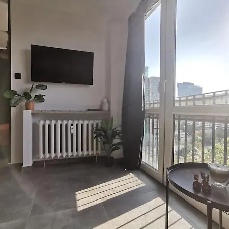 Loft Z Widokiem Na Warszawe Apartman *