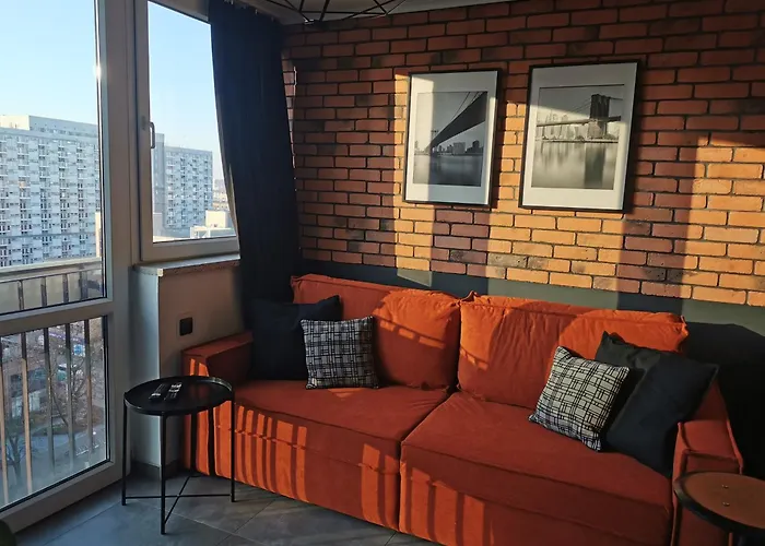 Apartament Loft Z Widokiem Na Warszawe *